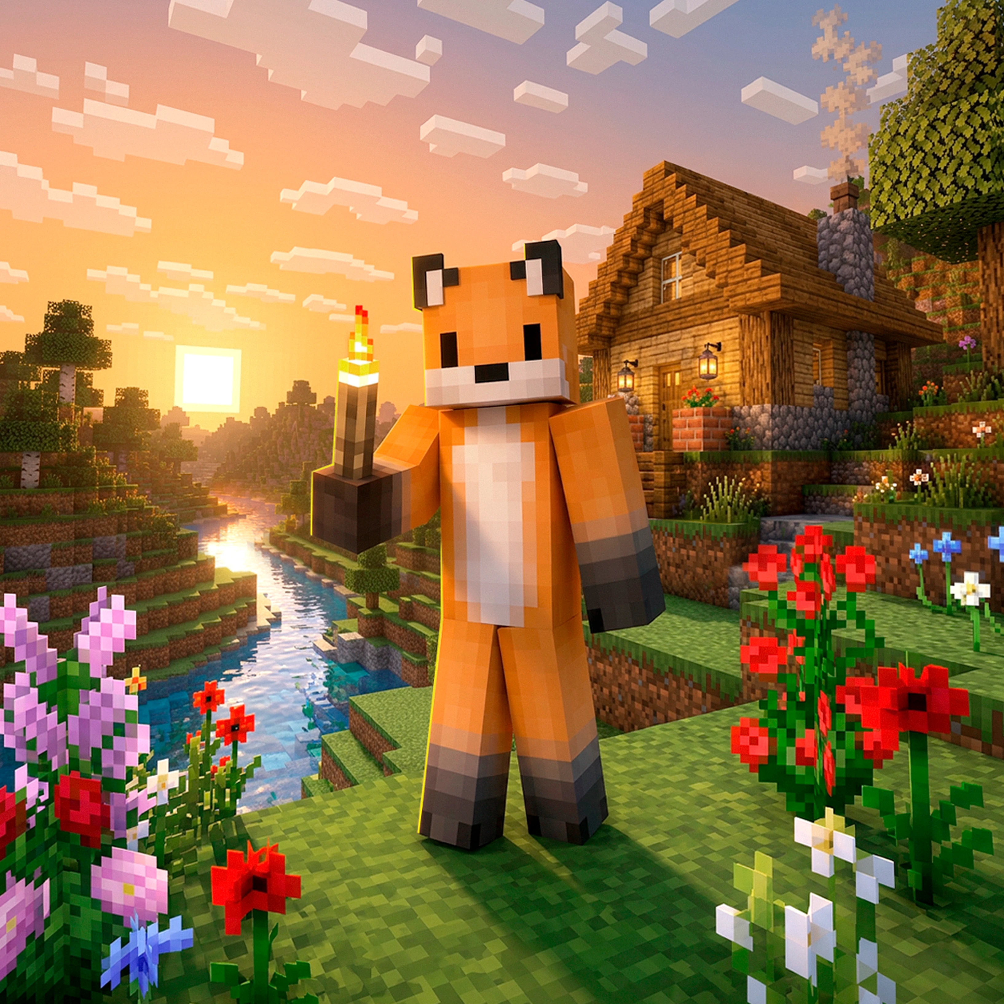 Minecraft server hosting — illustration